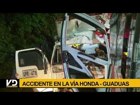 Accidente de tránsito en la vía Honda - Guaduas