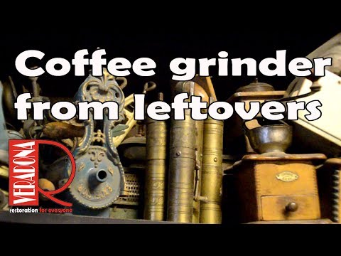 Coffee grinder from leftovers.DIY Jak vyrobit mlýnek na kávu ze zbytků.