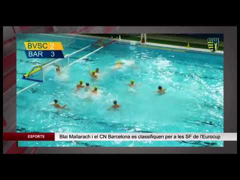 Blai Mallarach porta al CN Barcelona a les semifinals de l’Eurocup de waterpolo