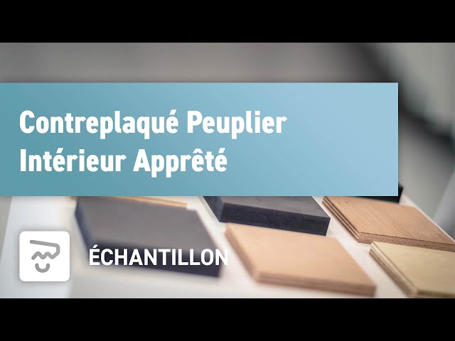 Contreplaqué Peuplier Intérieur Apprêté