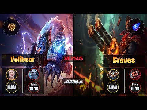 Jankos VOLIBEAR (Jungle) [Press the Attack] VS GRAVES - Challenger EUW Patch 10.16