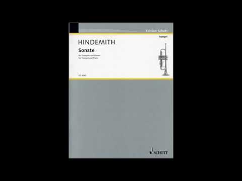 Hindemith Sonata 2nd Mov (A=442) "Karaoke - Accompaniment"