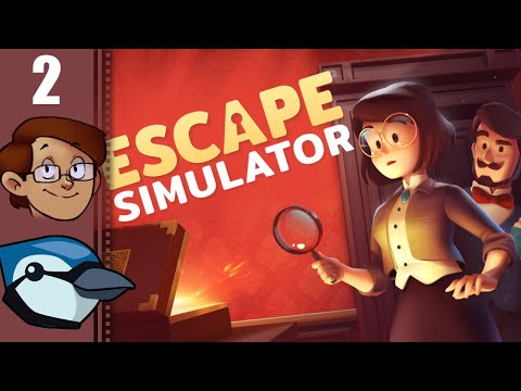 Let's Play Escape Simulator Co-op Part 2 - Adrift in Space