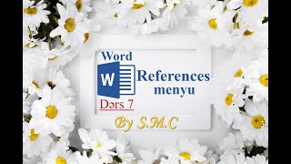 Word. References menyu.