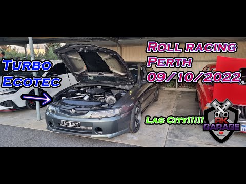 V6 Turbo Ecojet Goes Roll Racing Perth 09/10/2022
