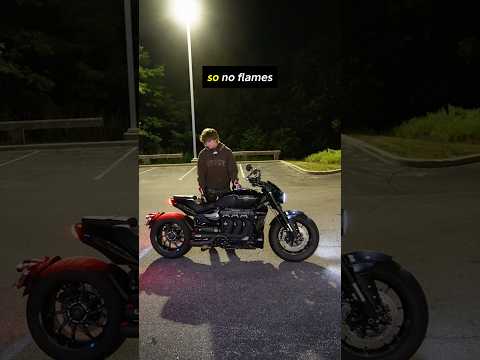 I finally got a bike to shoot flames