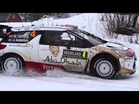 Mads Østberg on the provisional podium in Sweden! - Citroën Racing 2015