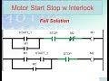 LD 11 Motors Start With Interlock Easy PLC Programming Tutorials For Beginners
