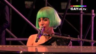 Lady Gaga - Born This Way / Edge Of Glory Rome Europride HD