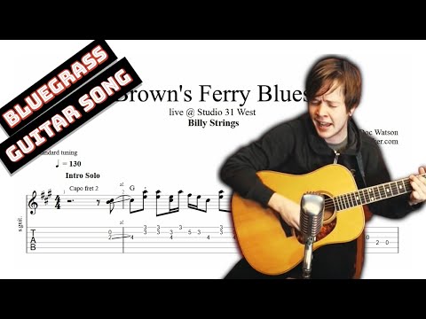 Billy Strings - Brown's Ferry Blues TAB - bluegrass guitar tabs (PDF + Guitar Pro)