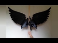 Manually Operated Articulated Paper Costume Wings