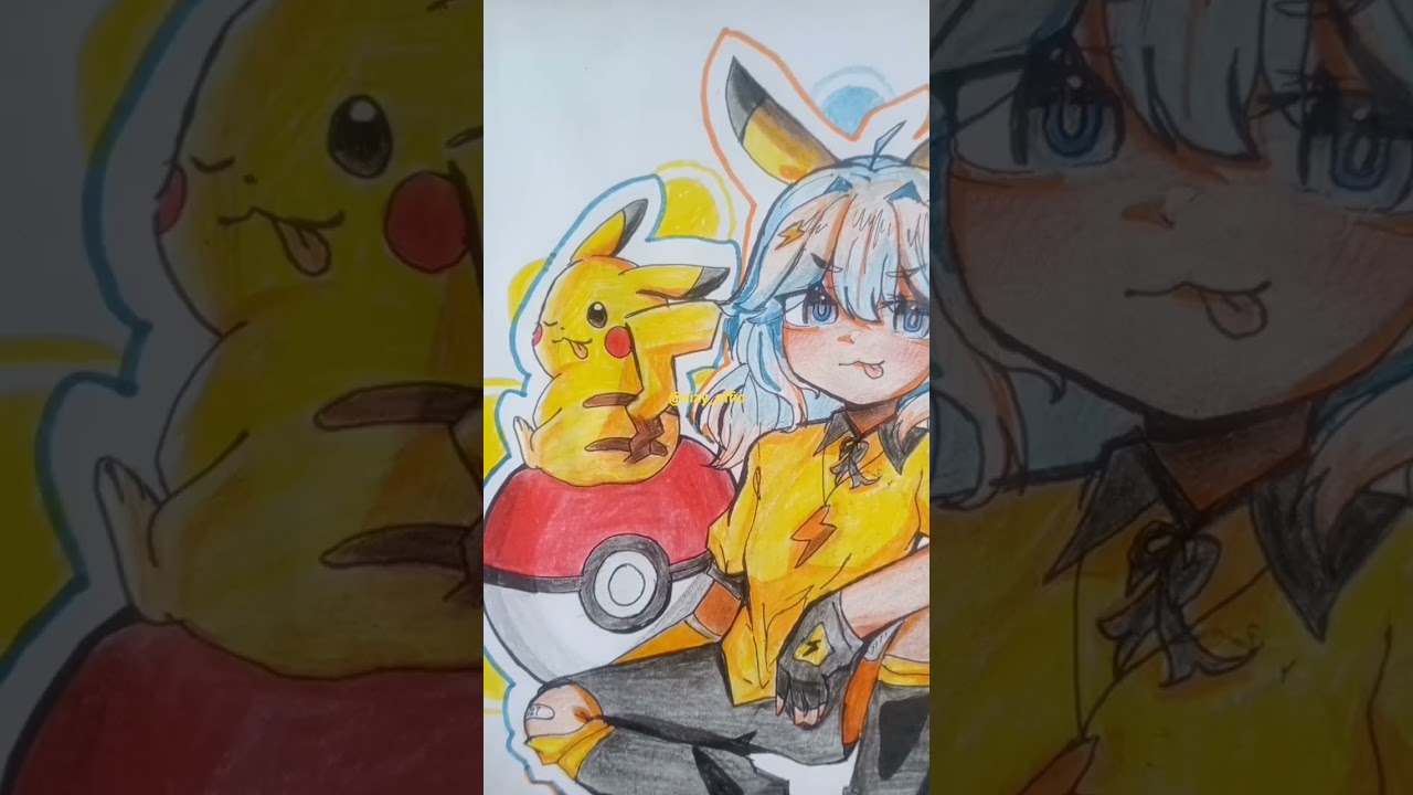 ⚡CARI POKEMON⚡// Collab yuu || ib: @Hani_sukaMd izinn yaa kak🙏🙏🙏🙏🙏🙏 #art #fypp