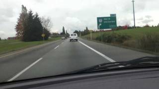 preview picture of video 'Canada Hwy 1 East Exit 73 264th Street Langley'