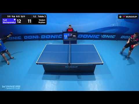 13:40 Yurii Shchepanskyi - Vadym Hryban 17.07.2023 TT Euro.Cup Ukraine  Star. Table 3