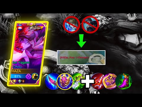 CHOU BEST BUILD 2022 FOR COUNTER ENEMY???