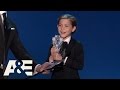 Jacob Tremblay Wins Best Young Actor/Actress | 2016 Critics' Choice Awards | A&E Jacob Tremblay Wins Best Young Actor/Actress | 2016 Critics' Choice Awards | A&E