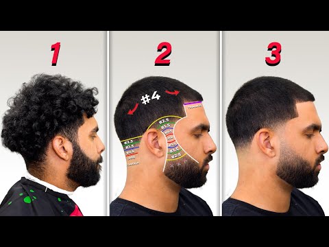 How to do a PERFECT Buzz Cut #5 IN 3 STEPS | Low Taper & Beard Tutorial for Beginners