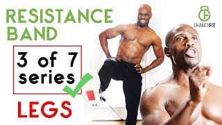 HOW TO DO LEG WORKOUT WITH RESISTANCE BANDS | NO EQUIPMENT | FITBEAST