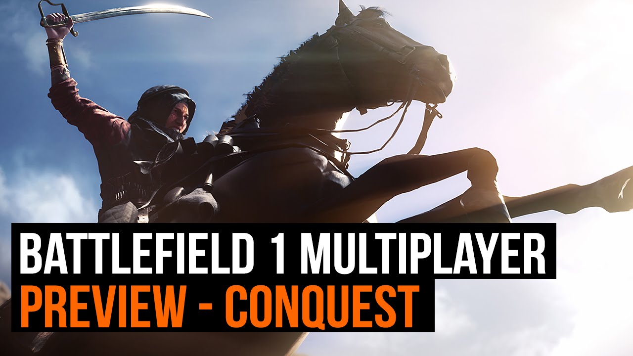 Battlefield 1 multiplayer gameplay preview - Conquest - YouTube