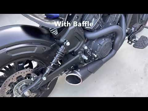 Freedom Performance Combat 2 to 1 exhaust W/Without baffle