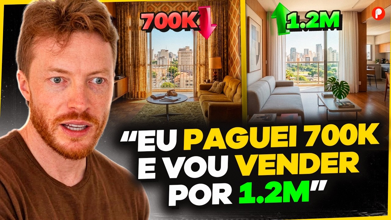 COMO FAZER DINHEIRO COM IMÓVEIS? (ELE TRANSFORMOU UM APÊ DOS ANOS 70 PRA LUCRAR NA VENDA)