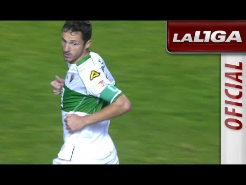 Gol de penalti de Albacar (2-1) en el Osasuna - Elche CF - HD