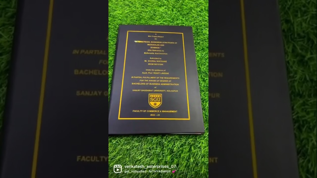 THESIS BINDING #bookbinding #thesis