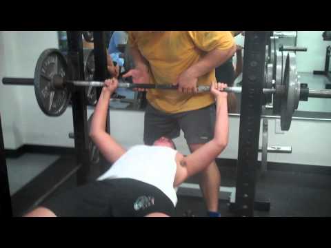 GH OL Ben Albert Hits PR on Bench!