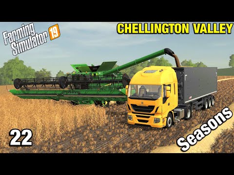 ANOTHER YEAR, ANOTHER COMBINE  Chellington Valley Timelapse - FS19 Ep 22