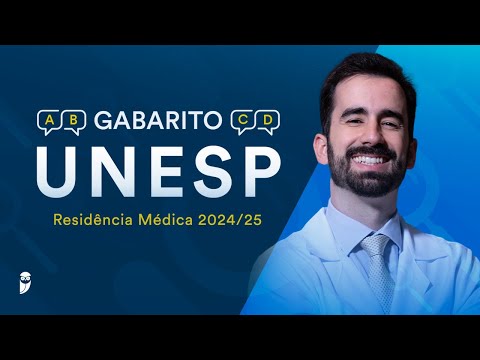 Gabarito UNESP Residência Médica 2024/25 - Correção de Prova Ao Vivo