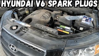 How To Replace Spark Plugs Hyundai 3.3 V6. Easy Way. #P0300 #hyundai