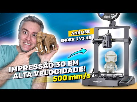 Análise da Ender 3 V3 KE no canal 3D Geek Show