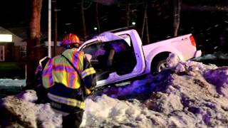 preview picture of video 'Two car MVA with entrapment'