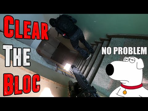 "THE BLOC" - Häuserkampf auf 4 . Stockwerken! (10.09.2022) | CQB Airsoft Gameplay