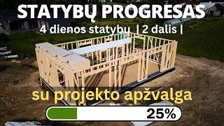 Gera pradžia - pusė darbo. Keliam sienas | 2 dalis