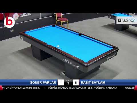 SONER PARLAR & RAŞİT SAYLAM Bilardo Maçı - 