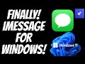 iMessage on WINDOWS! How To Set It Up And More! 🤯