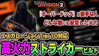 【ディビジョン２/ Y8S2】エスカTier10を周回できる『安定火力ストライカー』を紹介【The Division2】