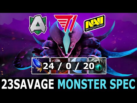 23SAVAGE MONSTER SPEC vs NIKOBABY AND RAMZES - PERPECT GAME | DOTA 2 Gameplay