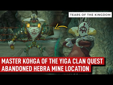 Master Kohga Quest - Abandoned Hebra Mine Location | The Legend of Zelda: Tears of the Kingdom