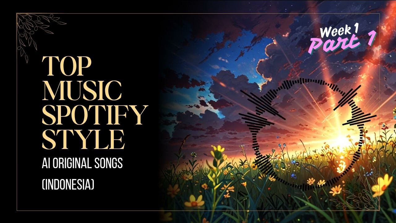TOP MUSIC SPOTIFY STYLE AI ORIGINAL SONGS (INDONESIA) WEEK 1 PART 1