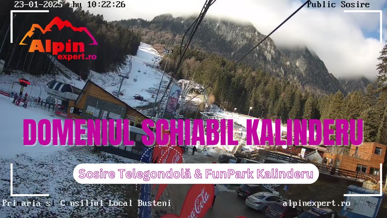 Live webcam view of Base del FunPark Kalinderu