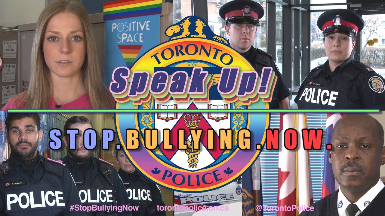 Speak Up! #StopBullyingNow | @TorontoPolice #DayOfPink