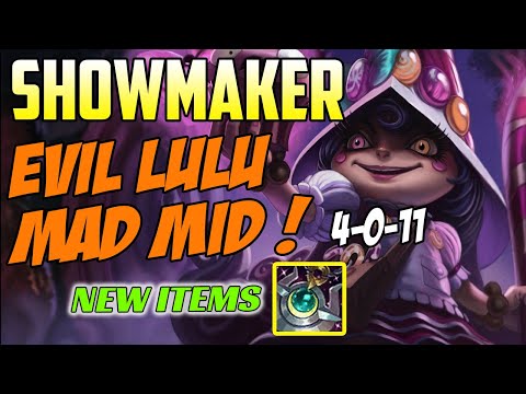 DWG Showmaker Plays LULU Mid vs Seraphine Challenger Gameplay New Items Season 11 Moonstone Renewer