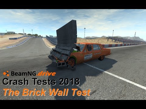 Crash Tests 2018 | Brick Wall Crash Tests | Slow Motion | BeamNG.drive Gameplay