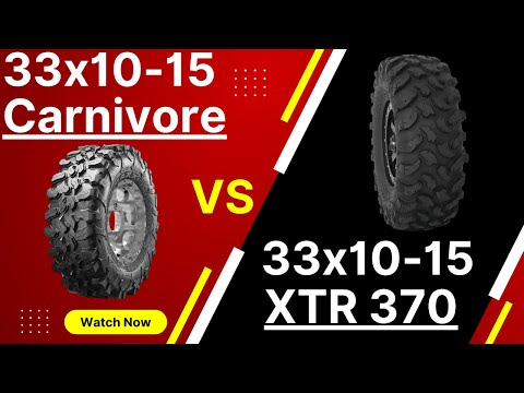 33x10-15 Maxxis Carnivore vs. System 3 XTR 370 || Side By Side Comparison!
