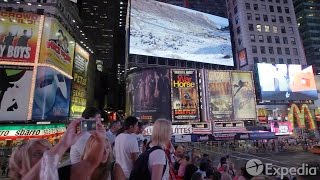 preview picture of video 'Times Square Vacation Travel Guide | Expedia'