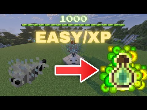 Easy Xp Farm Minecraft Bedrock! 1.21.1+