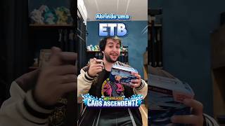 ABRINDO ETB DE POKÉMON CAOS ASCENDENTE #pokemon #cartaspokemon #pokemontcg