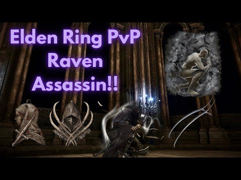 Elden Ring PvP Invasions : Raven Assassin!! (Dex & Stealth Build)